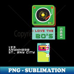 Various 80s devices - Creative Sublimation PNG Download - Unleash Your Inner Rebellion