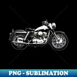 1957 harley-davidson sportster motorcycle graphic - professional sublimation digital download - perfect for sublimation art