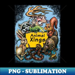 Animal Xings - PNG Transparent Digital Download File for Sublimation - Stunning Sublimation Graphics