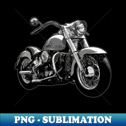 1964 harley-davidson motorcycle graphic - elegant sublimation png download - perfect for sublimation mastery