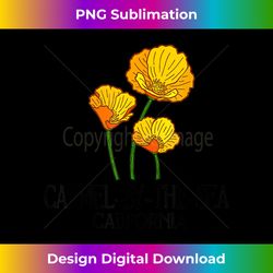 Carmel-by-the-Sea California CA Poppy Flower State Vintage - Chic Sublimation Digital Download - Animate Your Creative Concepts