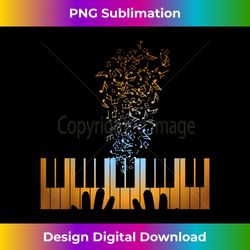 Piano Abstract Music Notes Colorful Musician - Vibrant Sublimation Digital Download - Reimagine Your Sublimation Pieces