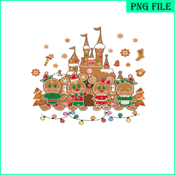 Mickey and Friends Gingerbread PNG