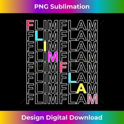 Flim Flam Funny Flamingo - Contemporary PNG Sublimation Design - Rapidly Innovate Your Artistic Vision