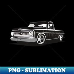 Chevy C-10 Pickup black shirt - Modern Sublimation PNG File - Capture Imagination with Every Detail