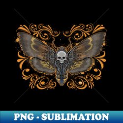 Deathshead Moth - Special Edition Sublimation PNG File - Vibrant and Eye-Catching Typography