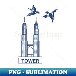 Tower - Digital Sublimation Download File - Unlock Vibrant Sublimation Designs