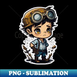 SteamPunk Baby Farmer - PNG Transparent Sublimation File - Spice Up Your Sublimation Projects