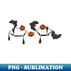 Halloween Sugar Molecule - Sublimation-Ready PNG File - Unleash Your Inner Rebellion