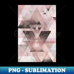 Pink Geometric - PNG Transparent Sublimation File - Enhance Your Apparel with Stunning Detail