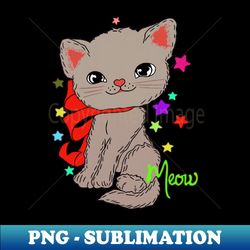 Cat Meow - Creative Sublimation PNG Download - Perfect for Sublimation Mastery