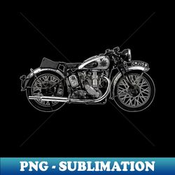 gold star 1938 motorcycle graphic - decorative sublimation png file - unleash your inner rebellion