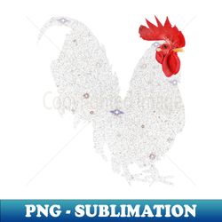 funny space chicken galaxy - decorative sublimation png file - spice up your sublimation projects