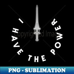 Power Sword - Signature Sublimation PNG File - Enhance Your Apparel with Stunning Detail