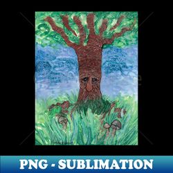Wise Old Tree - Artistic Sublimation Digital File - Perfect for Creative Projects