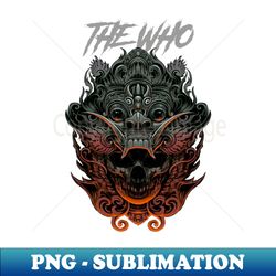 the who band - digital sublimation download file - bold & eye-catching