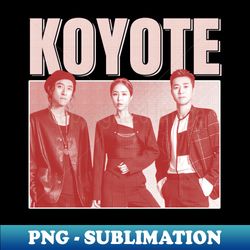 Koyote - PNG Sublimation Digital Download - Enhance Your Apparel with Stunning Detail