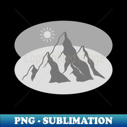 Mountain With Design - Premium Sublimation Digital Download - Unlock Vibrant Sublimation Designs