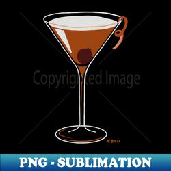 manhattan cocktail - premium sublimation digital download - unlock vibrant sublimation designs