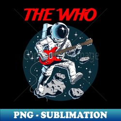the who band - retro png sublimation digital download - vibrant and eye-catching typography