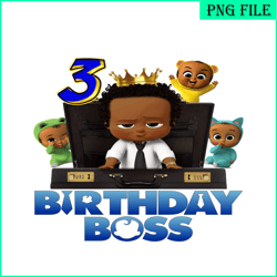 Birthday boss 3 png