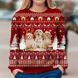 Cavachon Christmas – Ugly Christmas Sweater – 3d Sweater for Men Women