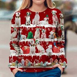 Dogo Argentino – Snow Christmas – Premium Sweater for Men Women