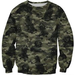 Goldendoodle Camo Sweater for Men Women