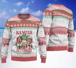 Rock Your Christmas with Santa s Sleighers Ugly Sweater - Festive Tour Design