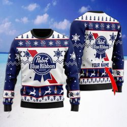 PabstBlueRibbonBeer Fans: Get Cozy with Ugly 3D Sweater!