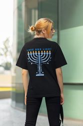 2023 Hanukkah Tshirt for Adult and Kids Trendy Chanukah family matching shirt for men women boy and girl, Unisex Jewish