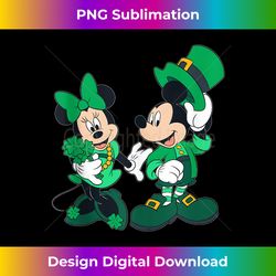 Disney Leprechaun Mickey Minnie Shamrock St. Patricku2019s Day Tank Top - Timeless PNG Sublimation Download - Lively and Captivating Visuals