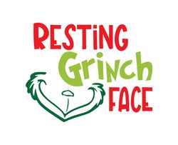 Grinch Christmas SVG, christmas svg, grinch svg, grinchy green svg, funny grinch svg, cute grinch svg, santa hat svg 150