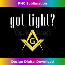 Masonic Got Light Square & Compass Freemason - Contemporary PNG Sublimation Design - Animate Your Creative Concepts