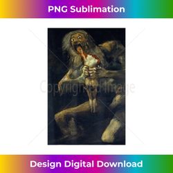 Saturn Devouring His Son Famous Painting By Goya - Luxe Sublimation PNG Download - Immerse in Creativity with Every Design
