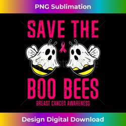 Save The Boobees Boo Bees Breast Cancer Halloween Women Men - Chic Sublimation Digital Download - Chic, Bold, and Uncompromising