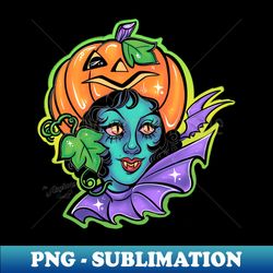 Vampkin Gal - Special Edition Sublimation PNG File - Unleash Your Creativity