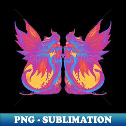 Red Fairy Sirenas - Artistic Sublimation Digital File - Revolutionize Your Designs