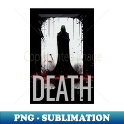 Death Modern Tarot Card - Decorative Sublimation PNG File - Vibrant and Eye-Catching Typography