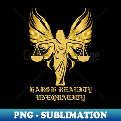 Harsh Reality - Premium PNG Sublimation File - Fashionable and Fearless