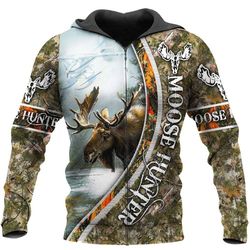 Moose Hunting T206 Hoodie