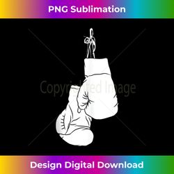 Silhouette Boxing Gloves Knuckle Fighter Workout Ring Boxer Tank Top - Classic Sublimation PNG File - Rapidly Innovate Your Artistic Vision