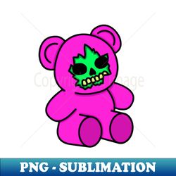 Dead Pink Teddy Bear - Elegant Sublimation PNG Download - Perfect for Personalization