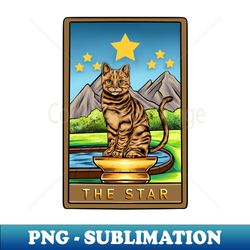 THE STAR CAT - Instant Sublimation Digital Download - Bring Your Designs to Life