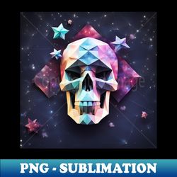 Origami Skull 1 - Elegant Sublimation PNG Download - Perfect for Sublimation Mastery