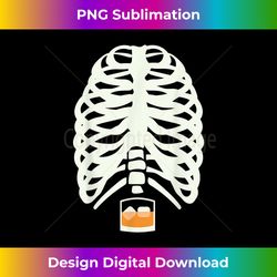 Bourbon Halloween Costume Skeleton - Whiskey Bourbon - Innovative PNG Sublimation Design - Customize with Flair