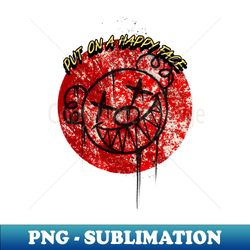 Put On A Happy Face Graphic - Decorative Sublimation PNG File - Perfect for Sublimation Mastery