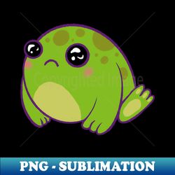 Sad frog - Retro PNG Sublimation Digital Download - Boost Your Success with this Inspirational PNG Download