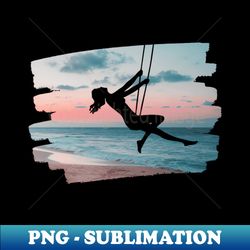 Flying with clouds - Elegant Sublimation PNG Download - Transform Your Sublimation Creations