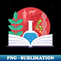 Biology Emblem - Unique Sublimation PNG Download - Unleash Your Inner Rebellion